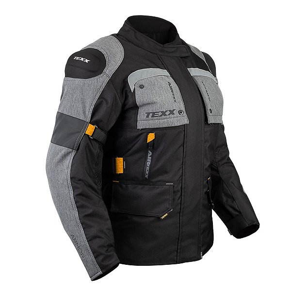 Jaqueta Texx Armor Ld Fem Pret Cinz Laranj  Xxl 2xl [F016]