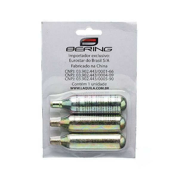 Kit Conserto Pneu Bering (refil 03 Garrafas De Co2 16g) [F016]