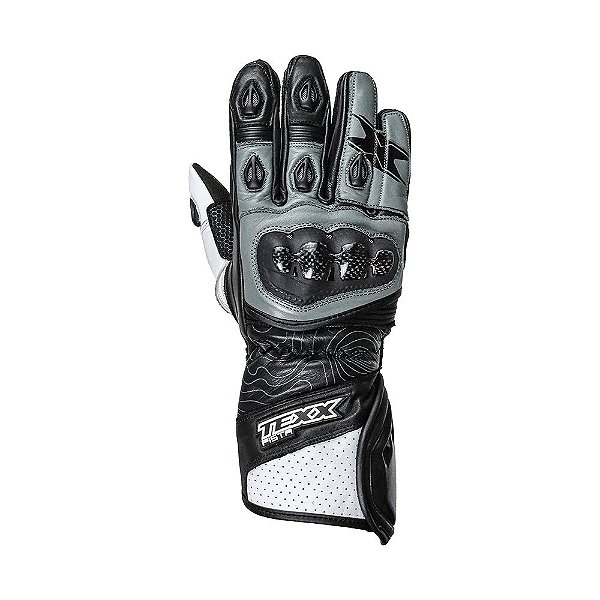 Luvas Texx Pista V2 Pret Cinz   M [F016]