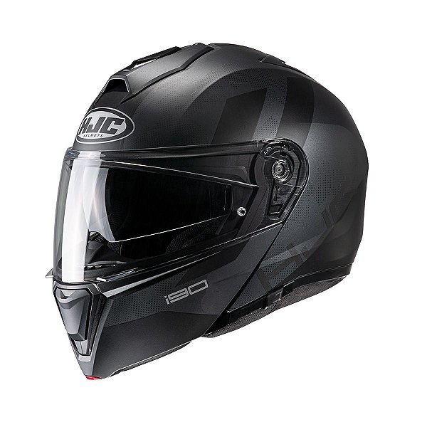 Capacete Hjc I90 Syrex Preto E Cinza 63 [F016]