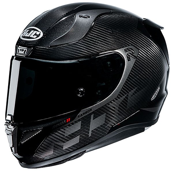 Capacete Hjc Rpha 11 Carbon Bleer Preto E Cinza 56 [F016]