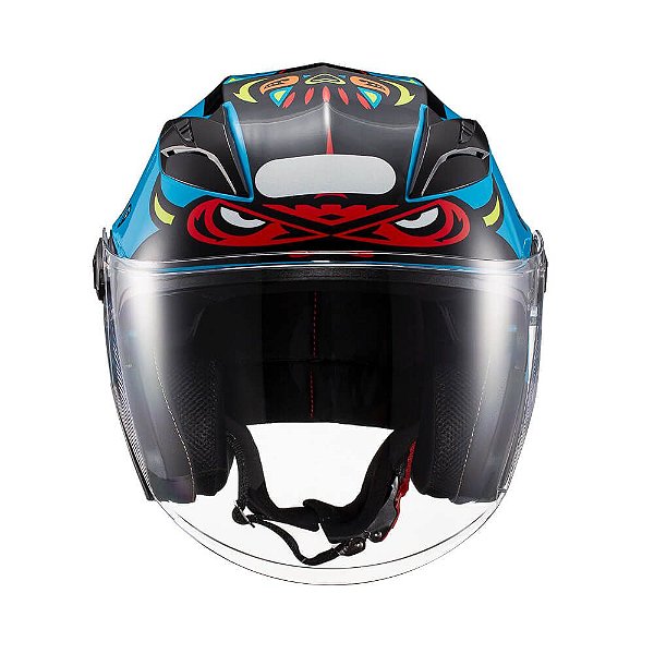 Capacete Texx Aberto Ugello Hunger Azul 62 [F016]