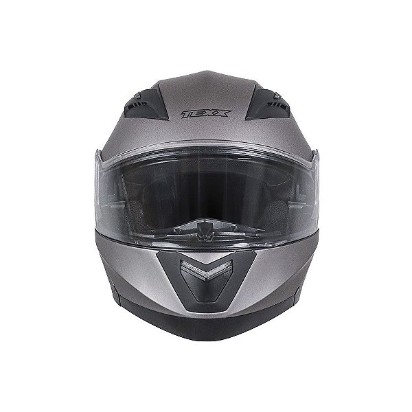 Capacete Texx Escamot Gladiator V3 Chumbo Fosco 58 [F016]