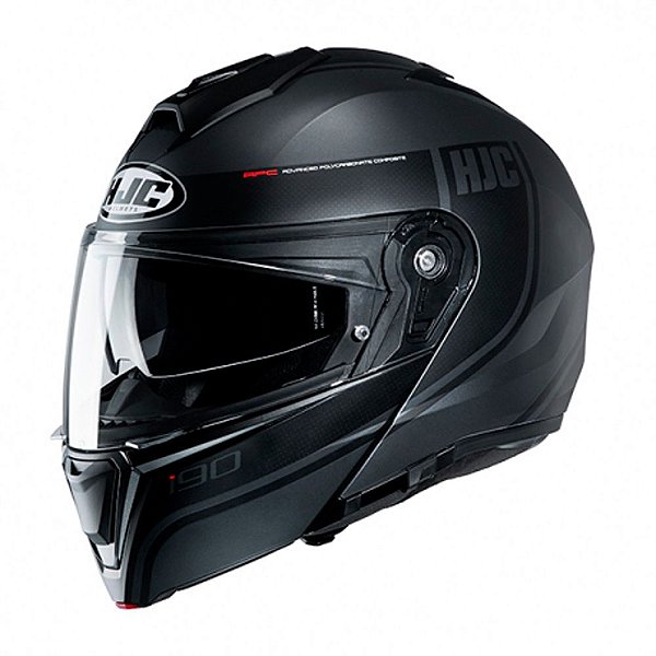 Capacete Hjc I90 Davan Preto 58 [F016]