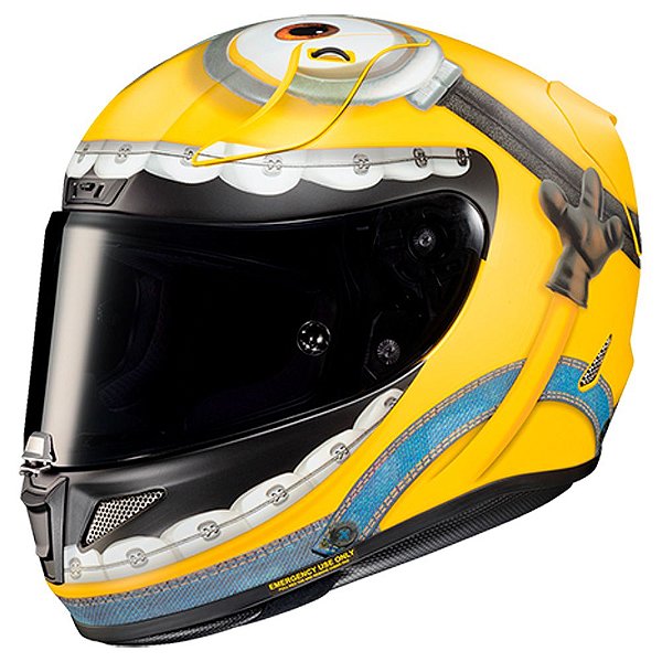 Capacete Hjc Rpha 11 Minions Otto Amarelo 56 [F016]