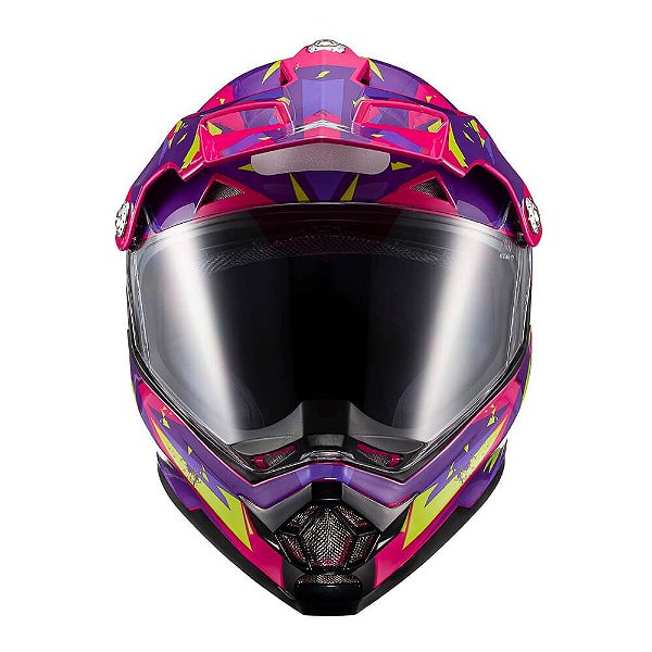 Capacete Texx Cross Carcara  Grow Rosa 58 [F016]