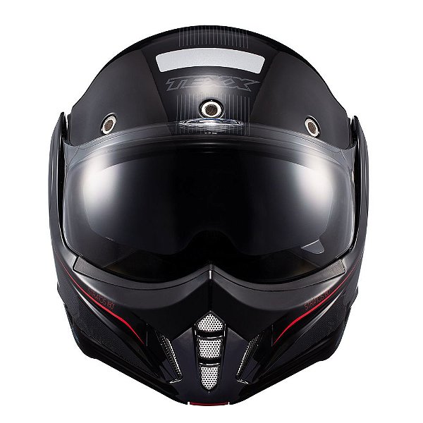 Capacete Texx Esc Stratos  180 Journey Pret Azul Verm 56 [F016]