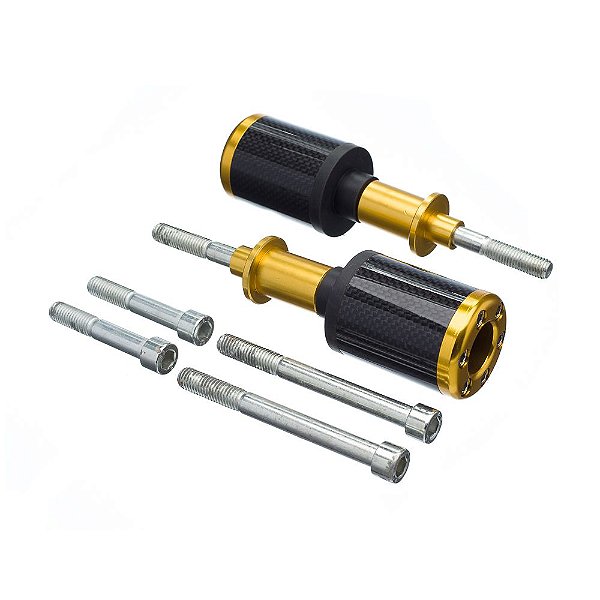 Slider Universal Bering Batente (par) Carbon Aluminio Dourad [F016]