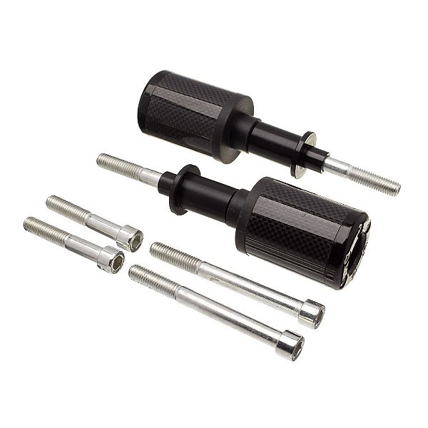 Slider Universal Bering Batente (par) Carbon Aluminio Preto [F016]
