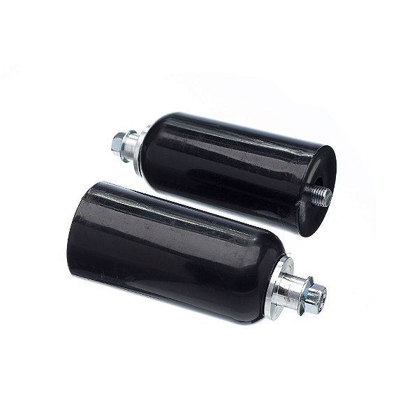 Slider Universal Bering Batente (par) Unicolor Plastic Preto [F016]