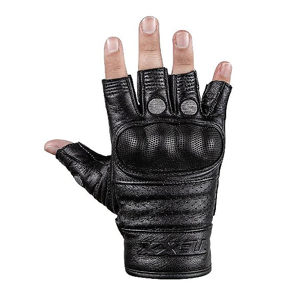 Luvas Texx Liberty Meio Dedo Pret    S [F016]