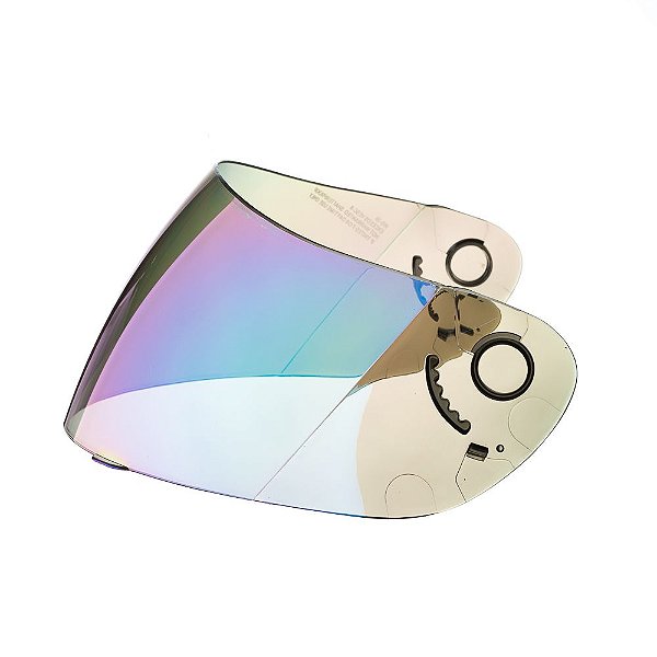 Viseira Capacete Texx Azul Iridium Mod. Rage/silver Eagle/fi [F016]