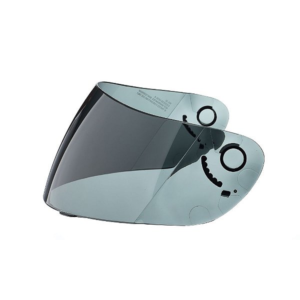 Viseira Capacete Texx Fume Mod. Rage/silver Eagle/fire 07 Fl [F016]