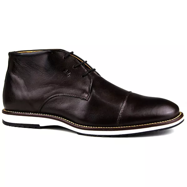 Coturno Casual Masculino Comfort Café [F008]