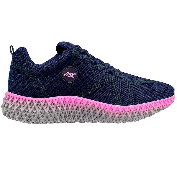 Tênis Feminino Marinho E Pink Ghost 3 [F008]