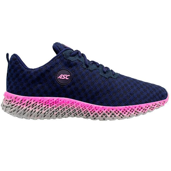 Tênis Feminino Marinho E Pink Ghost 2 [F008]