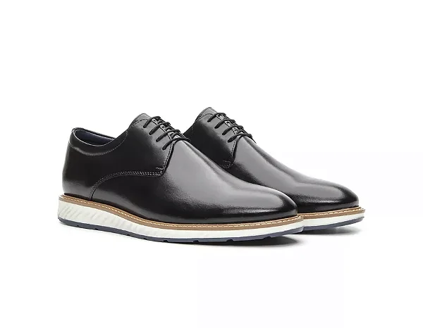 Sapato Casual Masculino Derby Comfort Preto [F008]