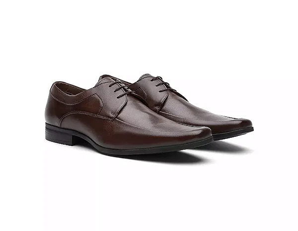 Sapato Social Masculino Pelica Café [F008]