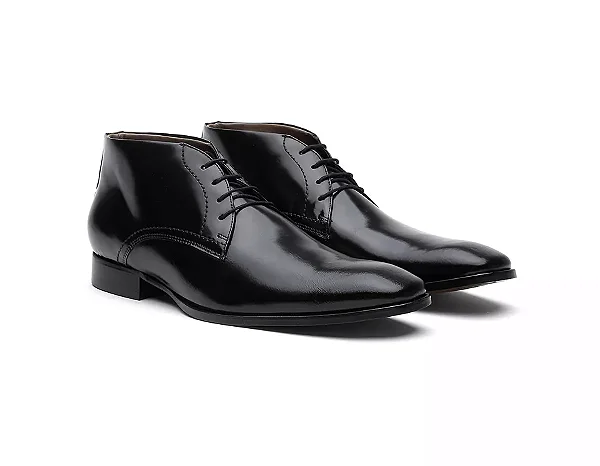 Bota Social Terrara Cromo Argentino Preto [F008]