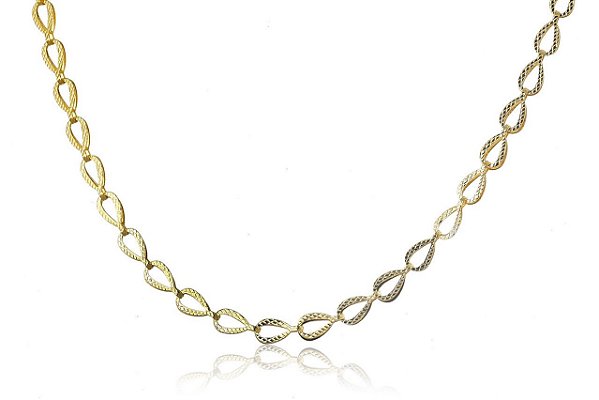 Choker Com Gotinhas Folheado Em Ouro 18k [F027]