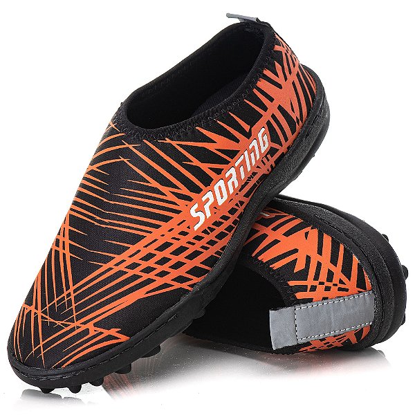 Sapatilha Para Andar Na Agua/cachoeira/trilha/bike Orange 462 [F008]