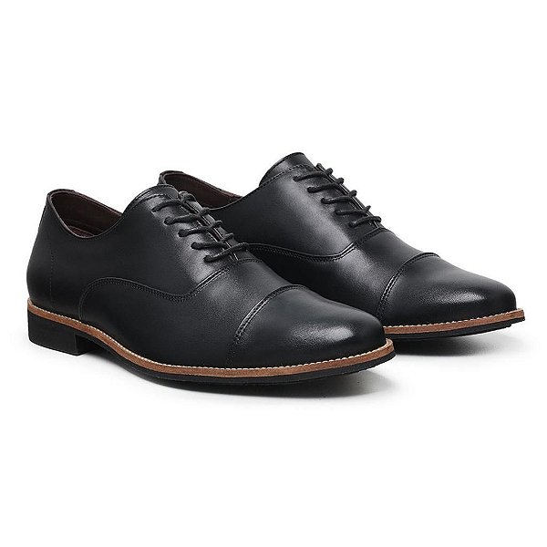 Sapato Masculino Oxford Sola De Couro [F008]