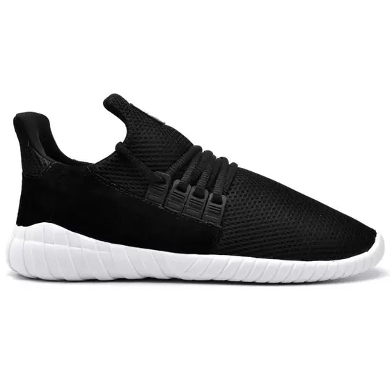 Tênis Caminhada Confortável Preto [F008]