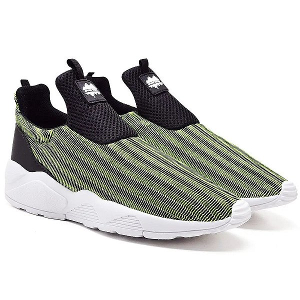 Tênis Urbano Caminhada Confortável 3d Verde [F008]