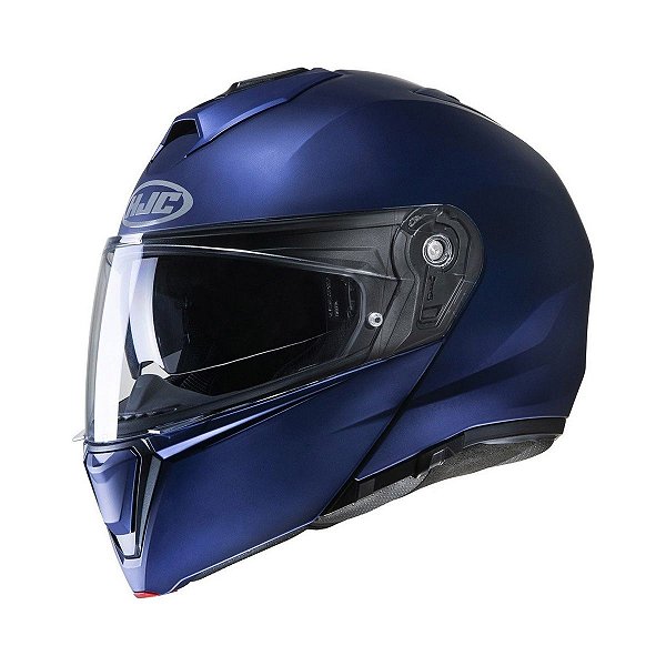Capacete Hjc I90 Solid Azul Anodizado 61 [F016]