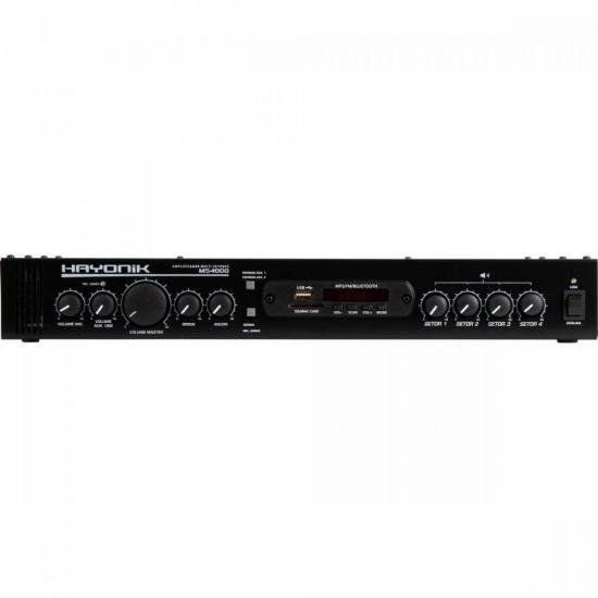 Amplificador Hayonik MS4000 400W RMS Multi Setores [F003]