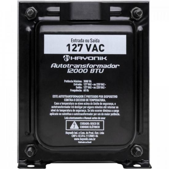 Autotrafo para ar condicionado 12000 BTU Universal HAYONIK [F003]