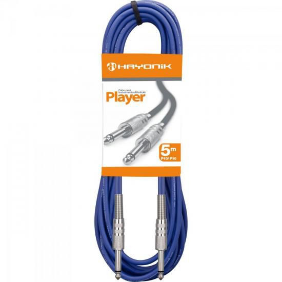 Cabo para Instrumentos Hayonik Player P10 X P10 5m Azul [F003]