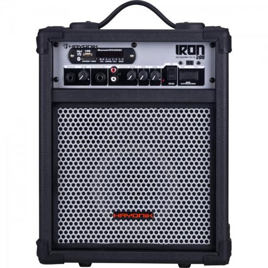 Caixa Multiuso Hayonik Iron 200 30W Bluetooth Preta [F003]