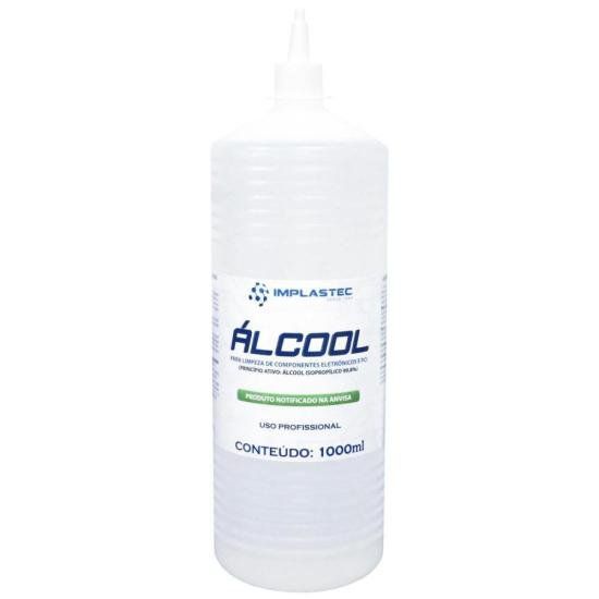 Álcool Para Limpeza de Eletrônicos 1000ML Implastec - CX / 18 [F002]