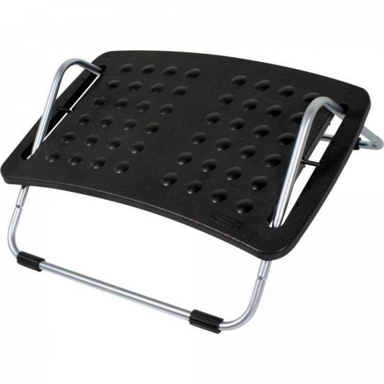 Apoio de Pés ABS Zincado Preto Multivisão [F002]