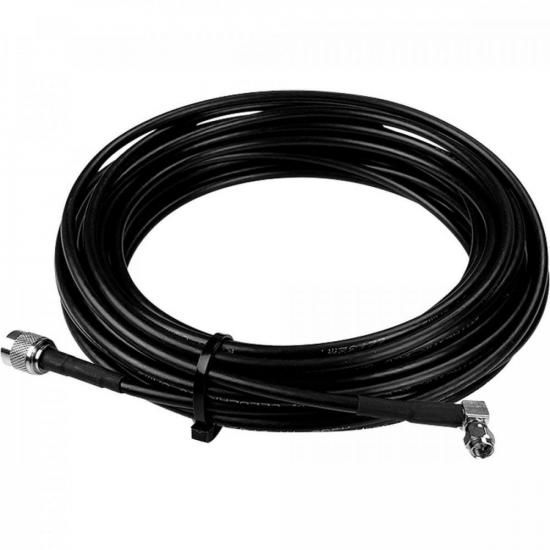 Cabo Coaxial Para Celular de Mesa 10M RGC58 CF-210SMA Aquário Preto [F002]