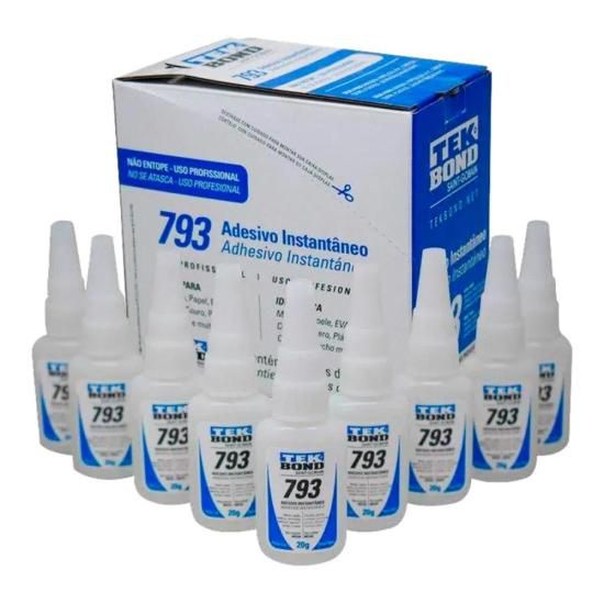Adesivo Instantâneo 793 20g Caixa C/10 TEKBOND [F002]