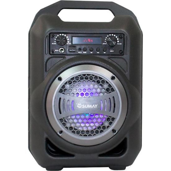 Caixa de Som Portátil Sumay Gallon Music CSP1302 30W Cinza [F002]