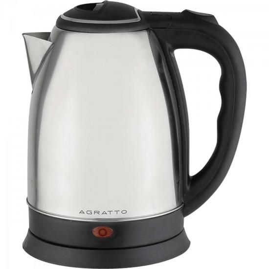 Chaleira Elétrica Agratto CE01 Prata Em Aço Inox 127v [F002]