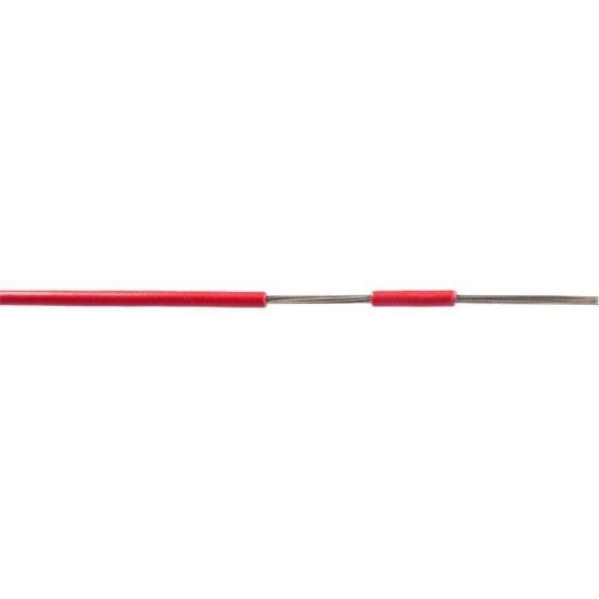 Fio Cabinho Flexível 0,20mm Vermelho Tiaflex - RL / 100 [F002]