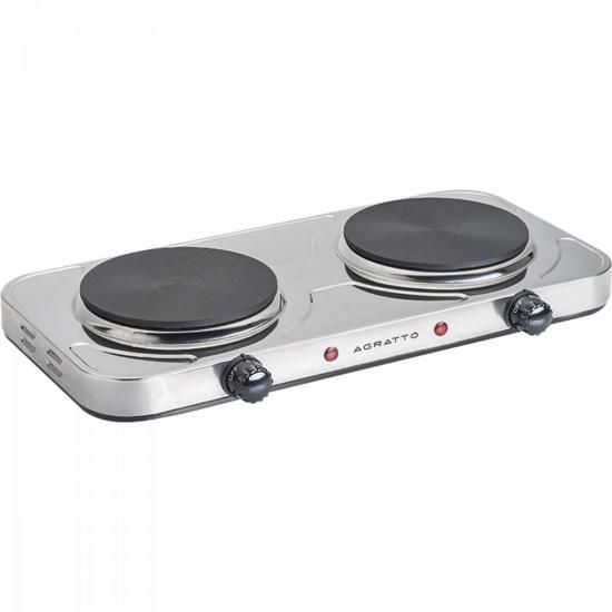 Fogão Elétrico de Mesa Agratto FM02 Cinza 220v [F002]