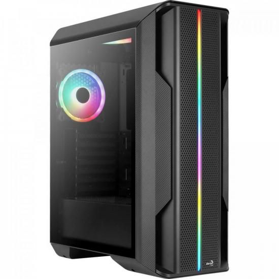 Gabinete Gamer Aerocool ATX Splinter Lateral Vidro [F002]