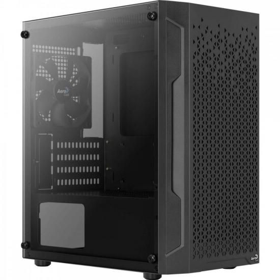 Gabinete Gamer Aerocool Trinity Mini Preto Lateral Vidro [F002]
