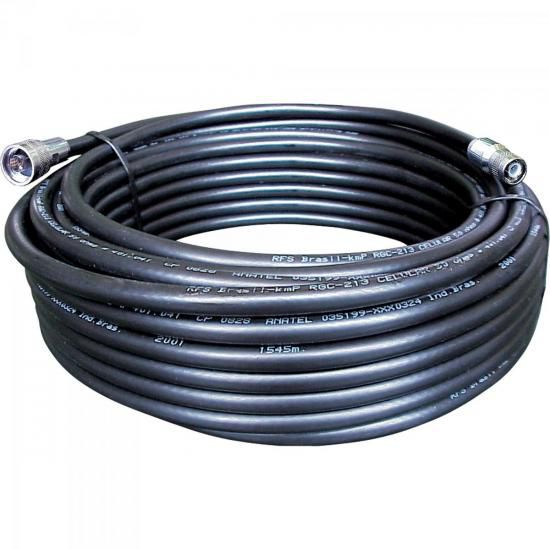 Kit Cabo Celular 20m RGC213 Preto Aquário [F002]