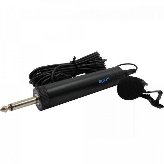Microfone de Lapela Leson ML100-S Preto [F002]