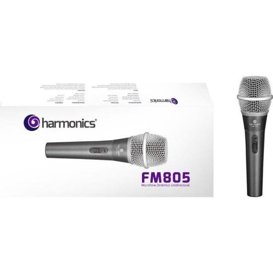 Microfone Harmonics FM-805 Dinâmico [F002]