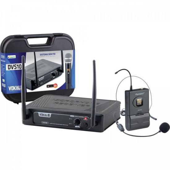 Microfone Sem Fio Headset DVS100SH VOKAL [F002]