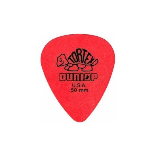 Palheta TORTEX STANDARD 418 .50 Vermelha DUNLOP - PCT / 72 [F002]