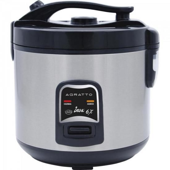 Panela de Arroz Agratto PA6X 400W Inox 220v [F002]