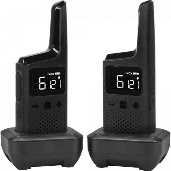 Rádio Comunicador Talkabout Motorola T38BR 32km Preto - PAR / 2 [F002]